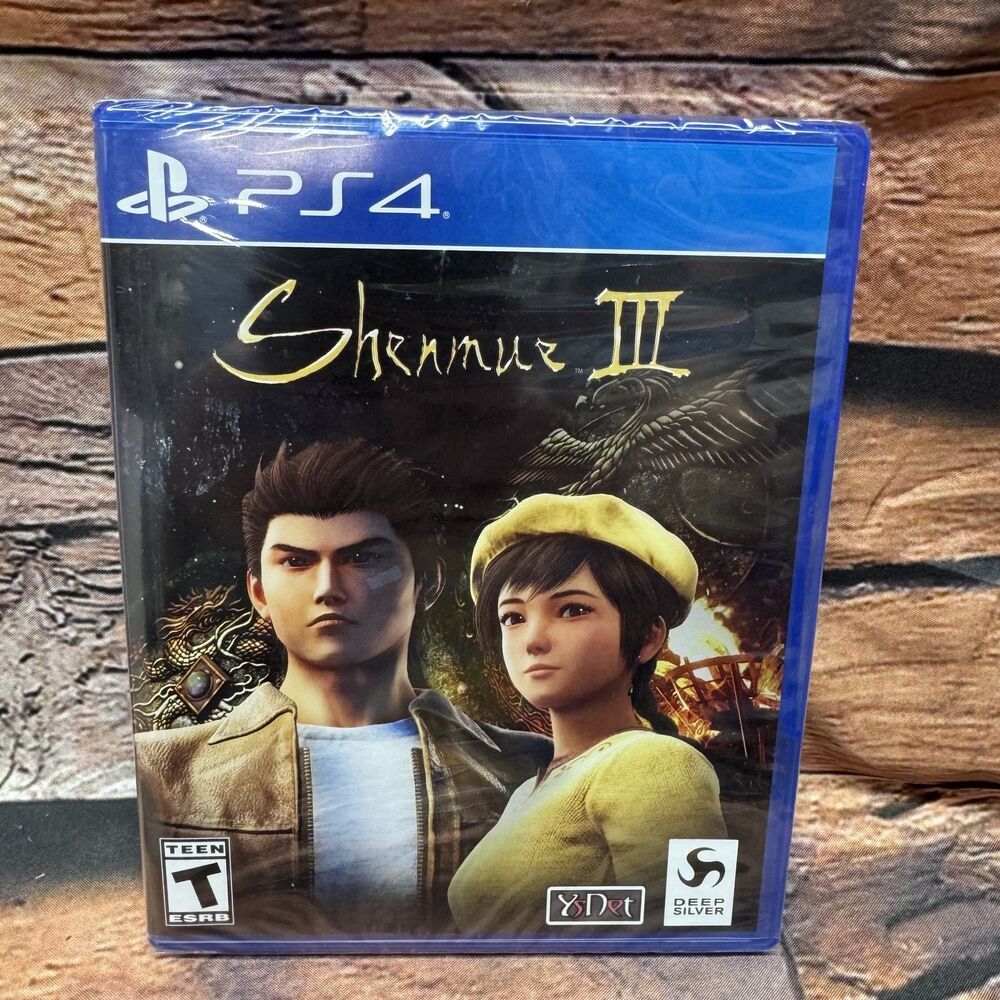 Shenmue III 3 PS4 Sony PlayStation 4 Brand New Factory Sealed Game Yu Suzuki